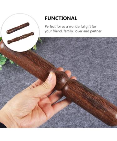 Obuyke Tai Ruler 2pcs - Wood Kungfu Tai Training Sticks for Elderly Morning Exercise - Buy Online on GoSupps.com