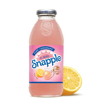 Snapple Pink Lemonade 16 Fl Oz (Pack of 8) - All Natural Refreshing Drink - 128 Fl Oz Total - Buy Online on GoSupps.com