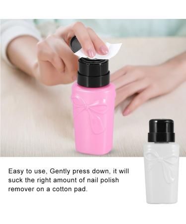 2PCs Nail Polish Remover Pump Dispenser - Portable Plastic Storage Bottle for Nail Art | Perfect Nail Tool - Buy Online on GoSupps.com
