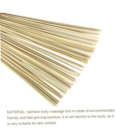 Bamboo Massage Stick with Lanyard - Handheld Manual Massage Tool for Relaxation & Therapy | Shop Internationally - Buy Online on GoSupps.com