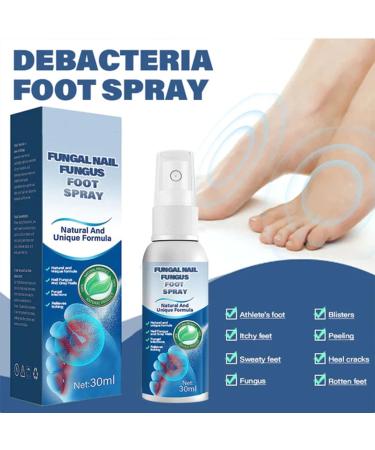 Medical Grade Athlete's Foot & Nail Treatment Spray - Easy to Use 30ml - Set of 2 - Buy Online on GoSupps.com