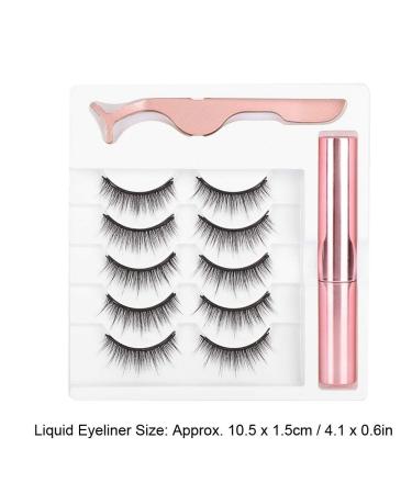 Buy Easy to Use Makeup Magnet False Eyelashes & Magnetic Liquid Eyeliner Set International Shipping & Perfect for Effortless Beauty - Buy Online on GoSupps.com