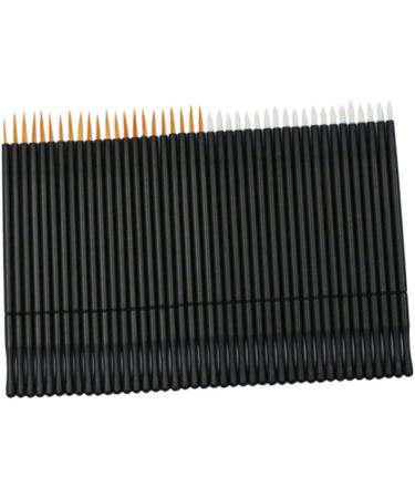 Balacoo 50pcs White Makeup Eye Wands Eye Makeup Tools Eyeliner Eye Shadow Brush Disposable 10*0.5cm White - Buy Online on GoSupps.com