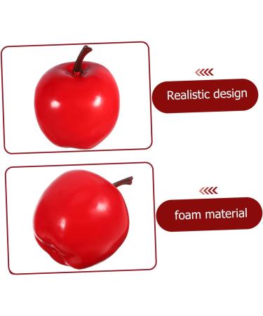 ABOOFAN 60 Pcs Artificial Apple Fruit Model Prop Decoraciones Para Salas De Play Food Apples Model Food Toy Faux Apples Emulated Fruit Model Wedding Decor Accessories Window Foam - Buy Online on GoSupps.com