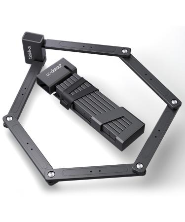 Bicycle lock folding lock bicycle lock high safety with bracket made of hardened steel with 95cm length |Extremely safe bicycle locks level 12 for e-bike/motorcycle/bike lock XL