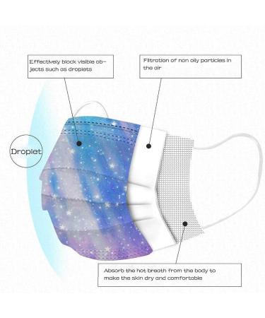 50pc Kids Disposable_Mask 3 Ply Kids Face_Masks for Protection Anti Dust Face Mouth Filter Tools for Children School - Buy Online on GoSupps.com