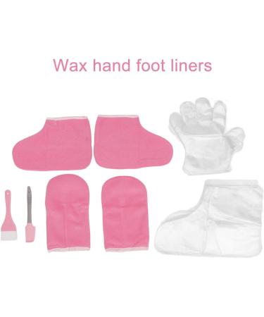 TOPINCN Doublures de Pieds en Cire Jetables en Flanelle Rose Paraffine en Tissu D'isolation Thermique Couvre-pieds ABS et Flanelle - Buy Online on GoSupps.com