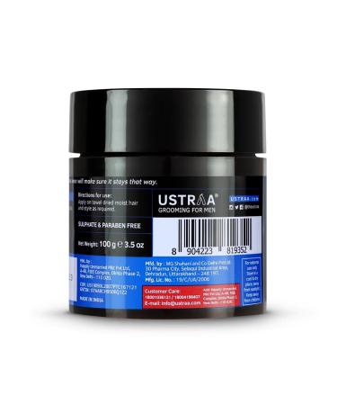 Ustraa Strong Hold Hair Wax - Matte Finish Non-Sticky & Easy-to-Wash - 3.5 Oz - Chemicals & Petrolatum Free - Shop Now - Buy Online on GoSupps.com