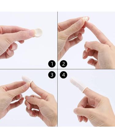 BEYEQCEZ Latex finger rings premium in size M 100 pieces disposable finger protection natural latex powderfree moisturerepellent fingers antistatic finger protection latex for cosmetics medicine - Buy Online on GoSupps.com