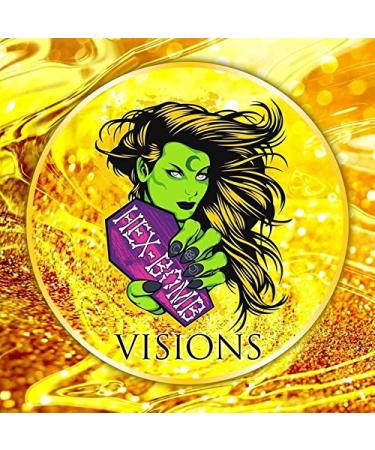 Visions Metallic Golden HEXBOMB BAtHBOMB Goth Gothic Bomb