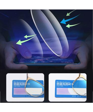 Kachawoo Anti-Blue Light Glasses for Men & Women | Stylish Cat Eye Metal Frame Prescription Glasses in Gold with Clear Lenses - Buy Online on GoSupps.com