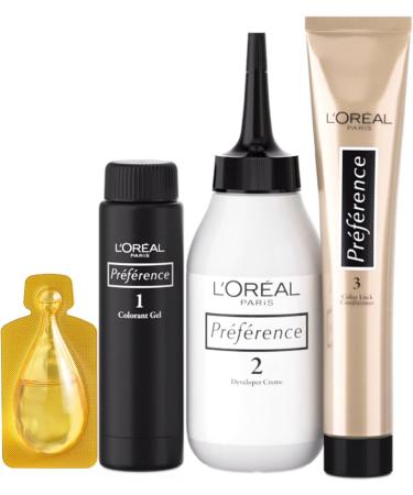 L'OREAL - Coloration - Pr f rence Infinia Colour Extender - 1.1 pure black noir glac intense - Buy Online on GoSupps.com