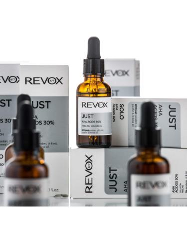REVOX B77 30% AHA Acids Skin Peeling Solution - Exfoliator for Breakouts, Blackheads, & Enlarged Pores - Buy Online on GoSupps.com