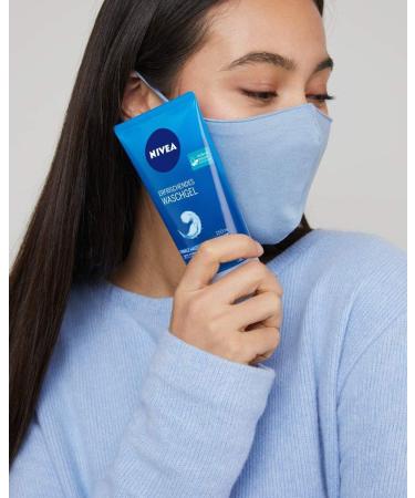  NIVEA NIVEA Refreshing Cleansing Gel (150 ml) gentle cleansing gel with vitamin E gentle facial cleansing revives the skin and moisturizes the skin - Buy Online on GoSupps.com