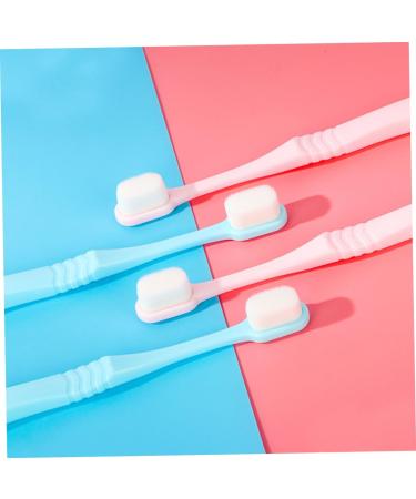 Seaesfoufu Portable Toothbrush for Travel | Medium Rubber Bristle & Nylon | Ideal for Couples & Pregnant Women | Gum Care - Buy Online on GoSupps.com