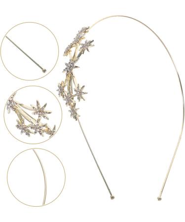 HONMEET Snowflake Headband Head Band Bride Head Accessories Star Hair Bands Women Headbands for Hair Birthday Headband Wedding Hair Accessories Star Headpiece Bride Headband Alloy - Buy Online on GoSupps.com