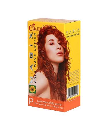 Caring Magix Cold Wave Lotion P Formula For Color Permed Hair, Tinted Hair Perm Volumizing Hair Natural Curl & Curly Beautiful Texture Curling Wavy Hair Permanent