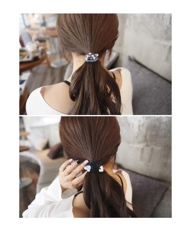 LNGLAT 20 Pcs Elastic Hair Ties Scrunchies Ponytail Holder - Cute Hair Accessories for Girls & Women - Buy Online on GoSupps.com