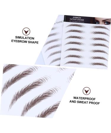 Ipetboom 15 Pcs Eyebrow Stickers Eyebrow Transfer Sticker Eyebrow Tool Eyebrow Trimming 6 Stickers - Buy Online on GoSupps.com