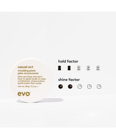 EVO Casual Act Moulding Whip - Light Firm Hold Styling Paste for All Hair Types | Improves Hair Texture - International Shipping Available - Buy Online on GoSupps.com