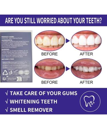3 Days Teeth Whitening Powder - Effective 3 in 1 Pearl Probiotic Tooth Cleaning & Brightening - Refreshing Taste Ships Internationally - Buy Online on GoSupps.com