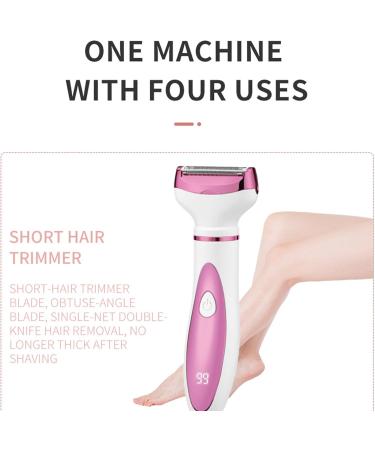 Buy 4-in-1 Electric Women's Razor - Painless Hair Remover & Epilator for Legs Face & Body - Wet & Dry Use - Shop Now! - Buy Online on GoSupps.com