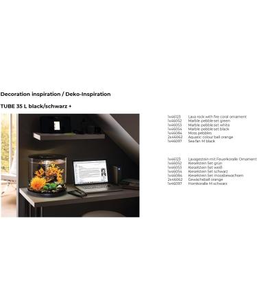 Biorb 46097 Horn Coral M Black - Elegant Plastic Aquaria Decoration for Fresh & Saltwater | Easy to Clean - Buy Online on GoSupps.com