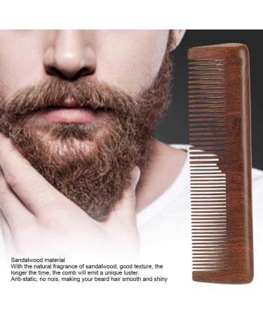 Comb For Men Portable Men's Beard Comb Sandalwood Anti Static Beard Mustache Hair Styling Comb - Buy Online on GoSupps.com