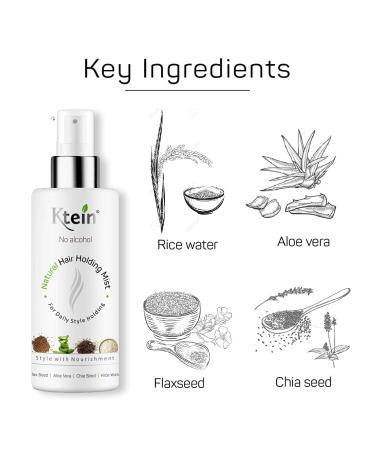 Natural Hair Holding Spray No Synthetic Colours (100 ml) paraben Free. - Buy Online on GoSupps.com
