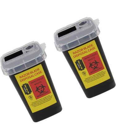 Minkissy 10 Pack Blade Storage Box - Hairdressing Flip-Top Container for Razor & Sharp Object Storage | International Shipping - Buy Online on GoSupps.com