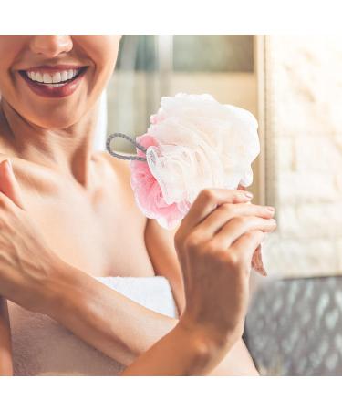 Beaupretty Ice Cream Shaped Bath Sponge | Exfoliating Shower Loofah | Soft Mesh Body Scrubber | Assorted Colors - 12x11cm - Buy Online on GoSupps.com
