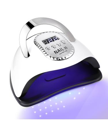 UV LED Nail Lamp 280W LED Lamp for Gel Nails Fast Nail Lamp with 4 Timers 66 Beads Nail Curing Lamps Gel Nail Polish Dryer for Home or Salon Use - Buy Online on GoSupps.com