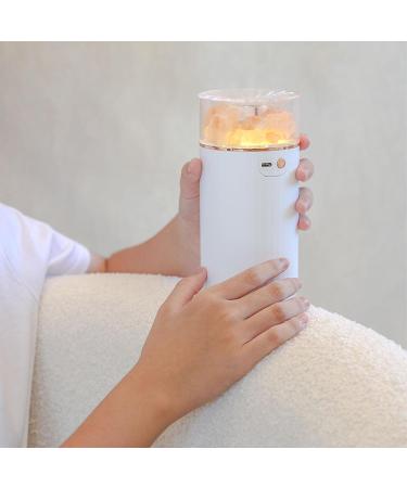 Essential Oil Diffuser | Aromatherapy & Humidifier | 2-in-1 LED Night Light with Pink Salt Crystal for Bedrooms & Living Rooms - Buy Online on GoSupps.com