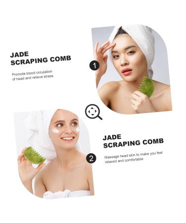 Tovinanna Jade Comb & Scalp Massager - 1pc Hair Massage Tool for Ultimate Relaxation - Buy Online on GoSupps.com