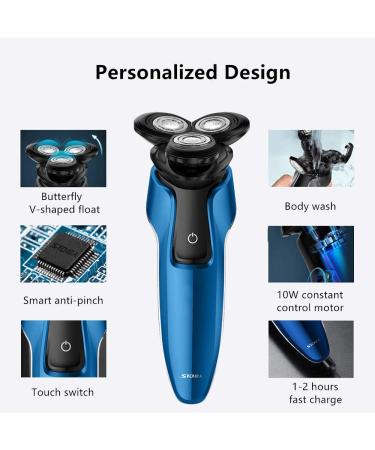 Buy SID Electric Razor - 4D Waterproof Shaver with USB Charging | Strong & Silent 10W Motor - International Shipping Available - Buy Online on GoSupps.com
