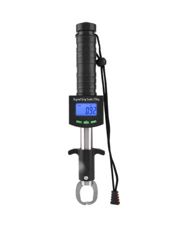 Yosoo Health Gear Fish Lip Gripper Holder Digital Fish Scale with 1m Tape Measure Ruler and 25kg Weight Scale