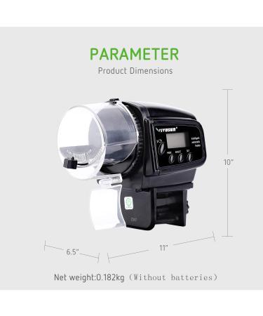 VIVOSUN Programmable Automatic Fish Feeder | Volume Timer Control - Buy Online on GoSupps.com
