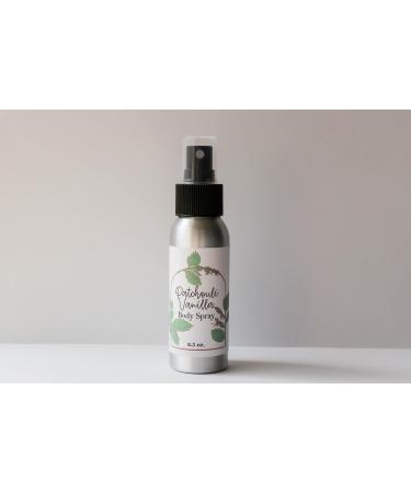 Patchouli Vanilla Perfume Body Spray 2.5 Ounces