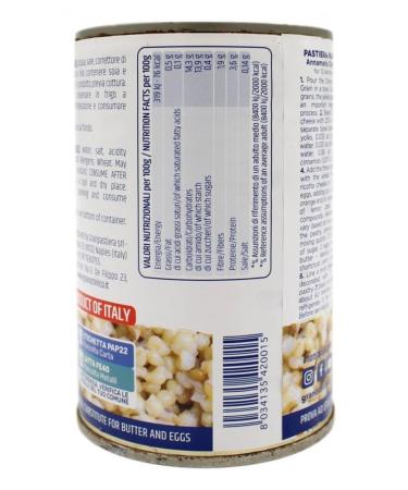 Buy Cooked Wheat for Pastiera - CHIRICO 400g | Authentic Italian Ingredients for Delicious Desserts | Fast International Shipping - Buy Online on GoSupps.com