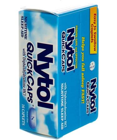 Nytol QuickCaps Night Time Sleeping Aid 16 Caps (Pack of 4) - Buy Online on GoSupps.com