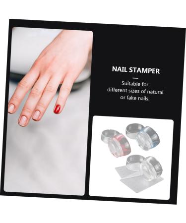 Housoutil 3 Sets Nail Stamp Tool Nail Stamping Polish Manicure Stamper Manicure Tools Nail Stamping Plates Gel Manicure Kit Nail Stamper Tools Nail Tool Finger French Transfer Seal Pp - Buy Online on GoSupps.com