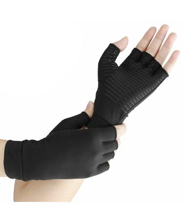 Copper Compression Arthritis Gloves High Copper Infused Compression Gloves for Women and Men Pain Relief and Healing for Arthritis