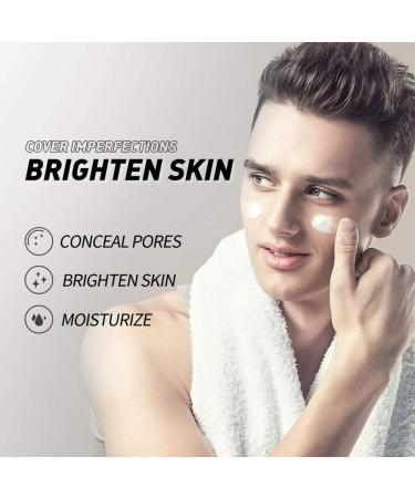 AKARY Men Tone Up Face Cream - Oil Control BB Cream for Men with Moisturizing Formula to Conceal Pores and Imperfections - Balance Skin Tone - 4oz - Buy Online on GoSupps.com