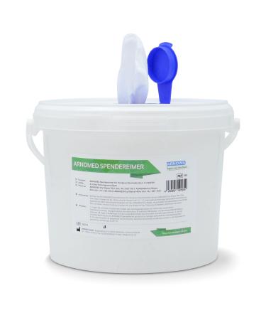 Arnomed Dry disinfection towels with a donor 140 Dry Wipes for disinfection of areas non -woven towels including donor system area information wipes cleaning towel workshop scratch -free fleece roller 140 sheet - 15x30cm cloths + eim