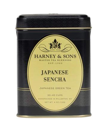 Harney & Sons Japanese Sencha Green Tea - Premium 4 oz Loose Leaf - Buy Online on GoSupps.com