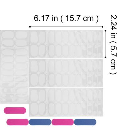 Beaupretty 5 Sheet Transparent Gel Nail Sticker Semi Cured Gel Nail Strips Self-adhesive Nail Wraps Nail Strengthening with Small Files for Women Girls Accessories - Buy Online on GoSupps.com