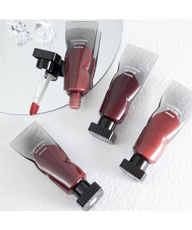 Long-Lasting Tinted Lip Gloss: Clear Mirror Liquid Lipstick for Plumper Lips - Air Bubble Shade - Buy Online on GoSupps.com