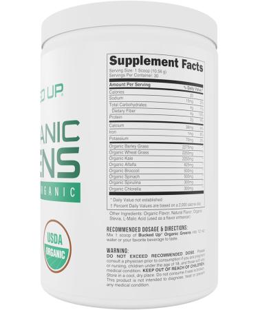 Greens Superfood Powder Mixed Berry | 8 Most Essential Mixed Greens | Certified 100% Organic | Chlorella Spinach Kale Spirulina Alfalfa Broccoli Wheat Grass & Barley Grass | 30 SERV | 11.17 OZ - Buy Online on GoSupps.com