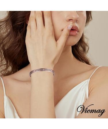 Vicmag Copper Magnetic Bracelet for Women - 99.99% Pure Copper - 6X Ultra Strength Magnets - Adjustable Size - Gift Box Included - Buy Online on GoSupps.com
