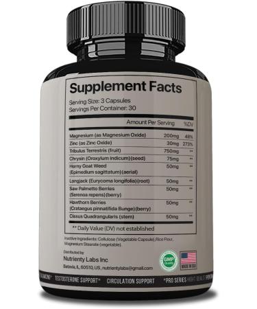 TestoPrime Advanced Formula - 90 Capsules | Boost Testosterone Levels - Buy Online on GoSupps.com